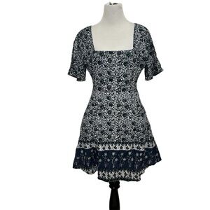 Swell square neck floral dress size 6
